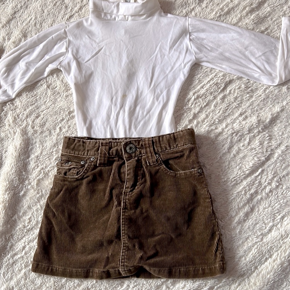 Children’s Place Corduroy brown skirt